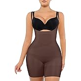 FeelinGirl Shapewear for Women Tummy Control Body Shaper Seamless Faja with Open Crotch