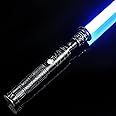 XenoSaber Upgraded Xenopixel 3.0 Motion Control Light Saber for Adults, 34 Sound Fonts Dueling Smooth Swing Light Saber Infinite Color Change Customizeable, APP Control, 16GB SD Card, 8 Light Effects