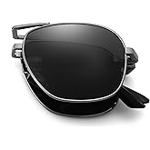 Kyiduo Classic Polarized Folding Compact Pocket Sunglasses With Care