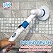 Power Spin Scrubber Cleaning Brush - Upgraded Electric Scrubber with 3 Brush Heads, Extension Handle, Rechargeable Battery - Turbo Cordless Handheld Bathroom, Floor, Tile, Shower, Bathtub Cleaner