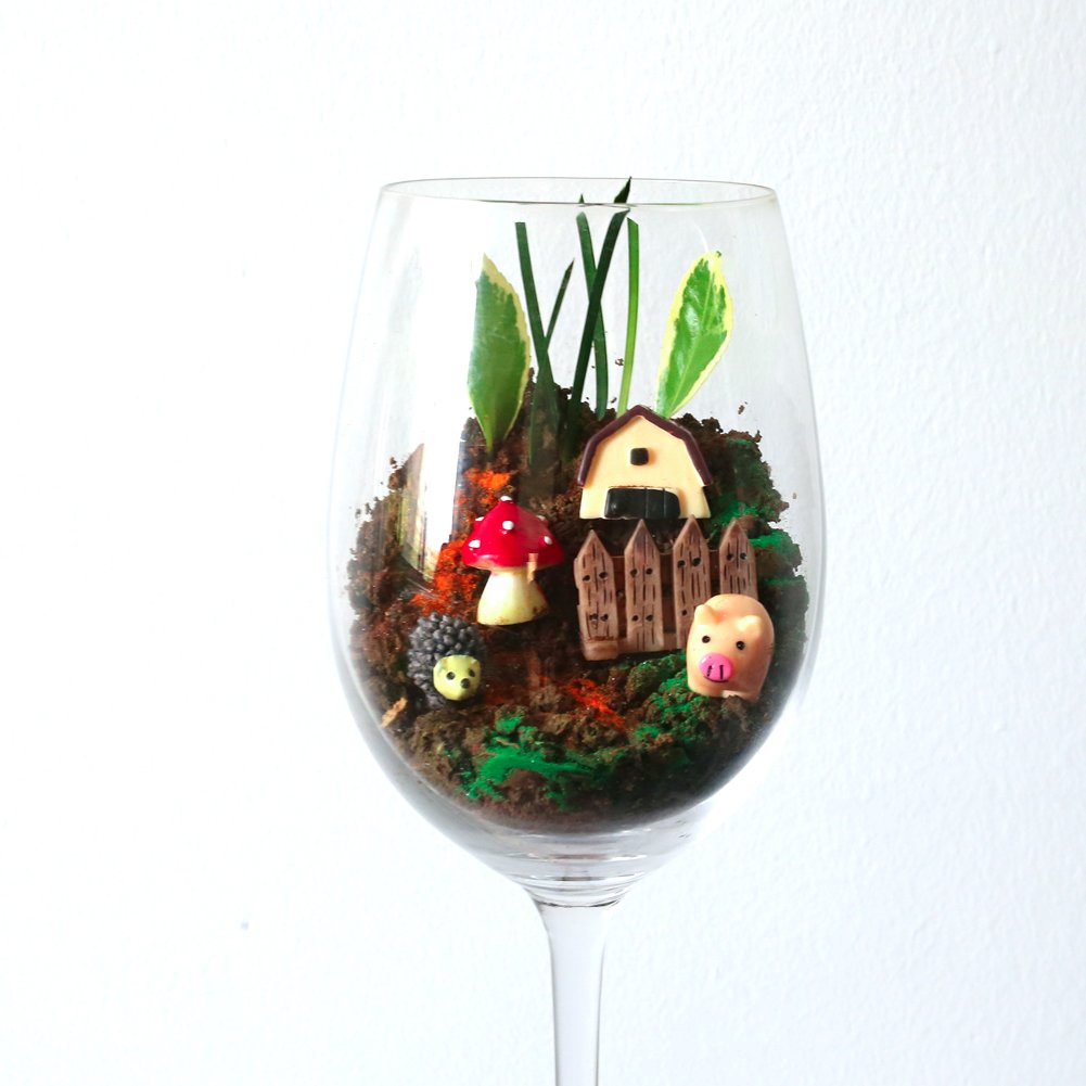 VGoodall 24 pcs Miniature Garden Ornaments, Fairy Garden Animals for Dollhouse Plant Pot, Home Decoration