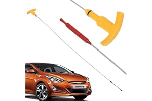 Autokemat Engine Oil Level Dipstick Compatible with Hyundai 2011-2018 Elantra, Sonata, Tucson, for 2012-2018 Kia Forte, Forte5, Forte Koup, Optima, Soul Replaces# 26611-2E021