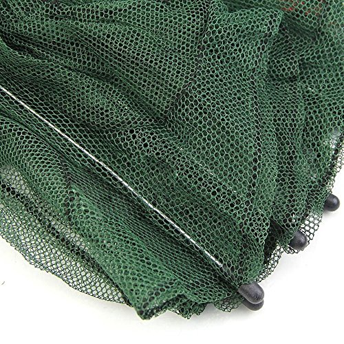 OVERMAL Portable Foldable 4/6/8/10/12/16/20 Holes Automatic Fishing Net Shrimp Cage Nylon Foldable Crab Fish Trap Cast Net Cast Folding Fishing Network (4Holes/72cm)