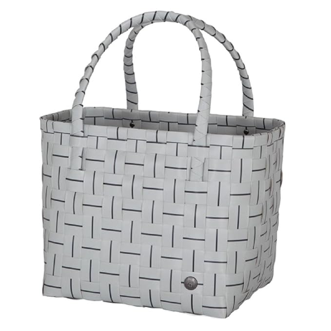 Handed By Shopper Essential CONCRETE hell grau Tasche Korb geflochten Schulter ?