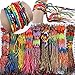 Franterd 100Pcs Handmade Bracelets Lot Braid Strands Friendship Cords Wholesale Jewelry