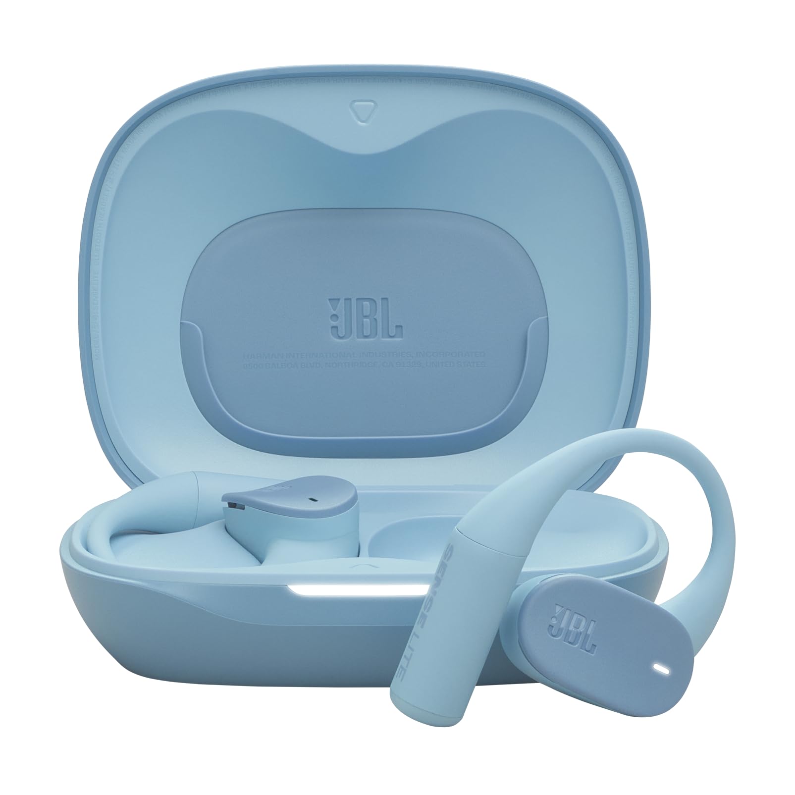 JBL Sense Lite kabellose Open-Ear-Kopfhörer mit Ohrbügel-Design und Luftleitung, JBL OpenSound-Technologie, 32 Stunden Spielzeit, IP54 Wasser-/Staubschutz, kompatibel mit JBL Headphones App, Blau