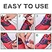 AIXMEET 5 Pairs No Tie Elastic Lock Shoelaces for Adults, Kids, Older Generation, Runners(Black, White, Gray, Blue, Yellow)