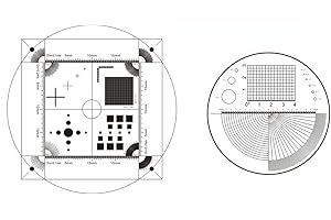 GRINGOO 2PCS Ruler for Microscope, Micrometer Calibration Slide Line Width Particle Diameter Measurement Tool High Precision Film Point Gauge Reticle Stereo Microscope Calibration Grid Camera Calibration