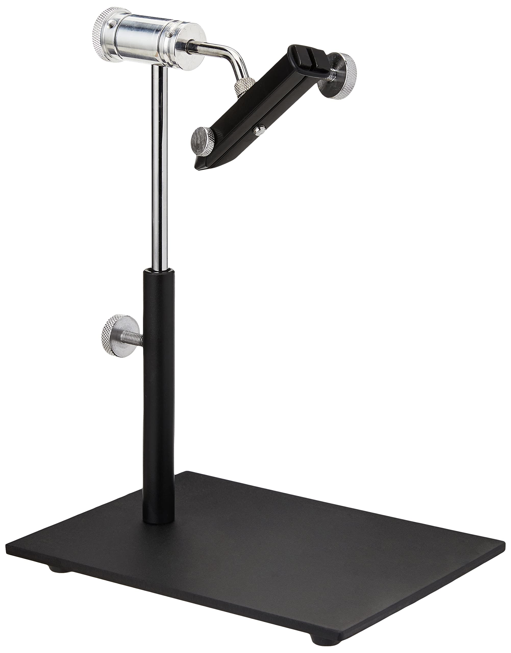 Snowbee Fly-Mate Fly-tying Pedestal Vice Standard Ball - Silver/Black, One Size