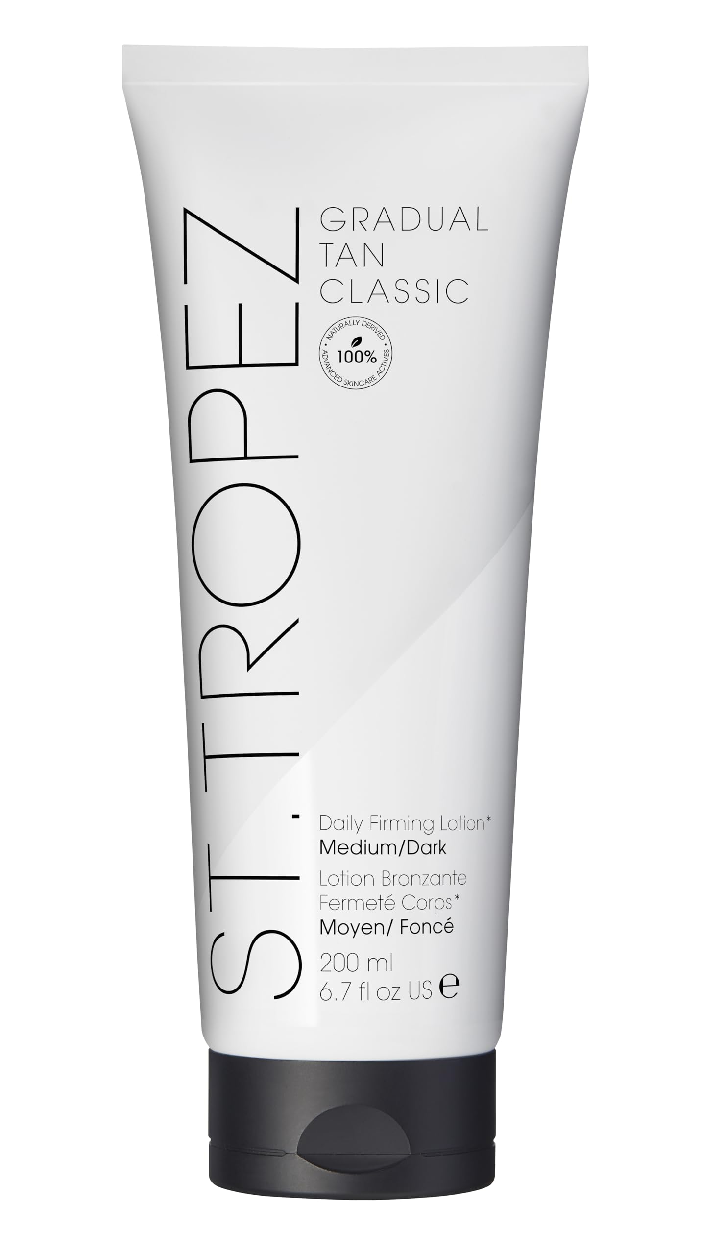 St.Tropez Gradual Tan Firming Lotion, Medium/ Dark Shade, Sun Kissed Glow Self Tan Moisturiser, 5 Skincare Benefits, Vegan, Natural & Cruelty Free, 200 ml