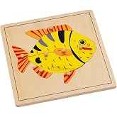 Elite Montessori Fish Puzzle Preschool Learning Material