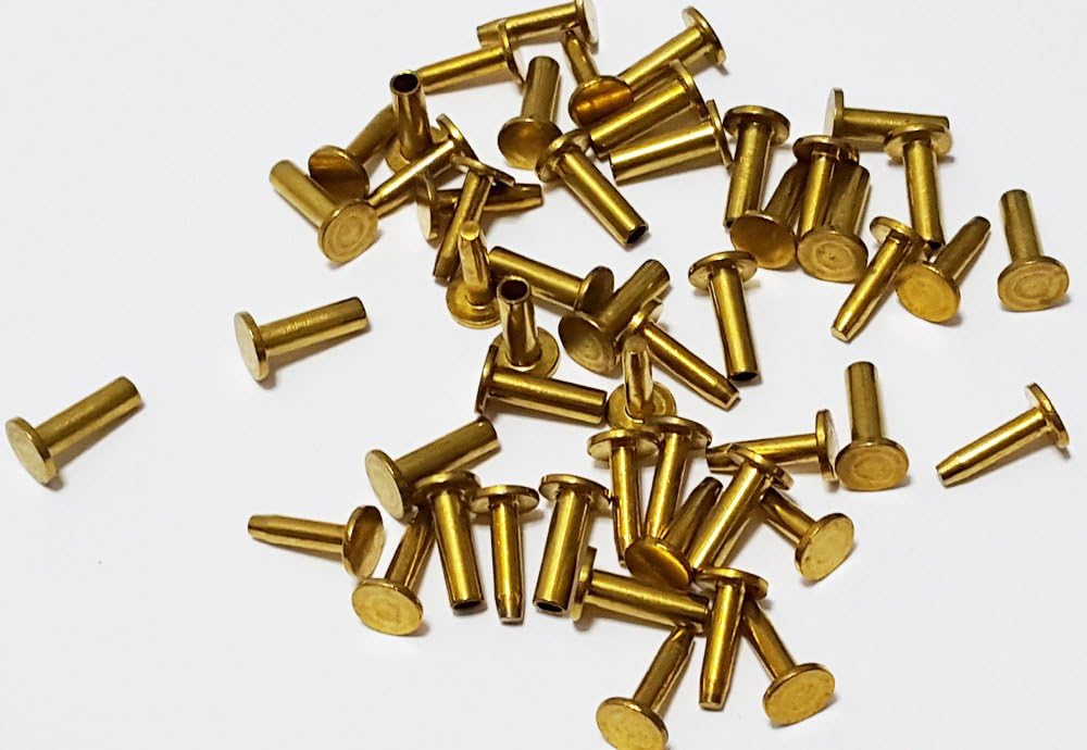 Brass Knifemaking Cutlery Compression Rivets 5/16" X 1/2