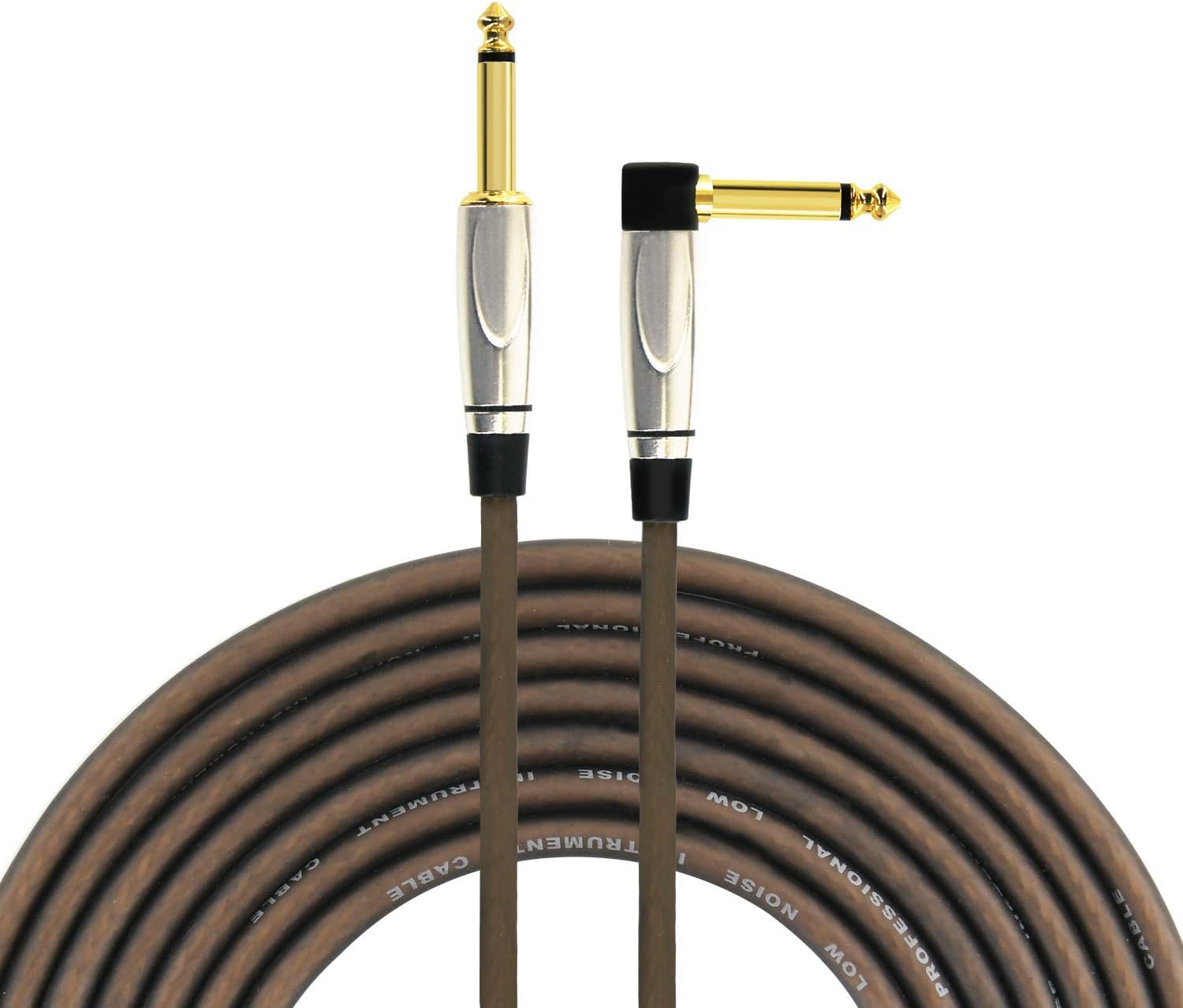 Guitar Effect Pedal Cables 6 Inch 1/4 Instrument Cables for Effect