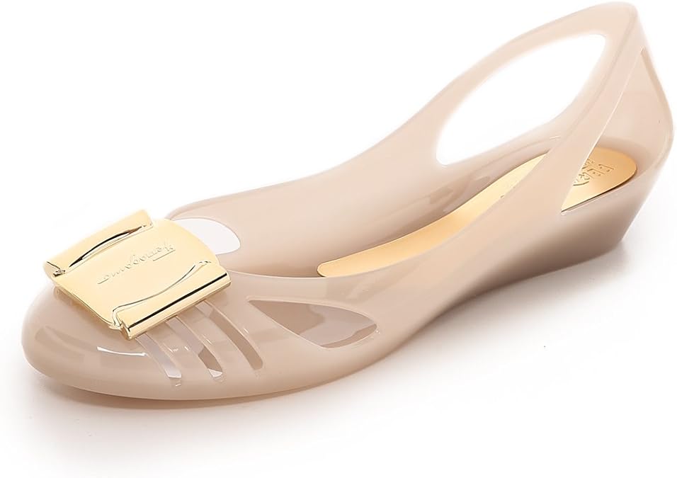 salvatore ferragamo bermuda jelly shoes