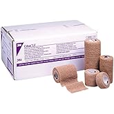 3M Coban Sterile Self-Adherent Wrap 4" x 5 yds, Tan