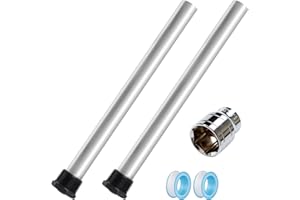 VATTCEEL RV Water Heater Anode Rod（2Pack) Compatible with Suburban RV water heater，Magnesium Anode Rod for hot water heater ， 9.25" Length ¾" NPT Thread 1-1/16 Inch Socket