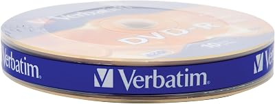 Verbatim 43729 DVD-R 4.7GB 16x 10 Pack Long Life Optical Discs Scratch Guard AZO