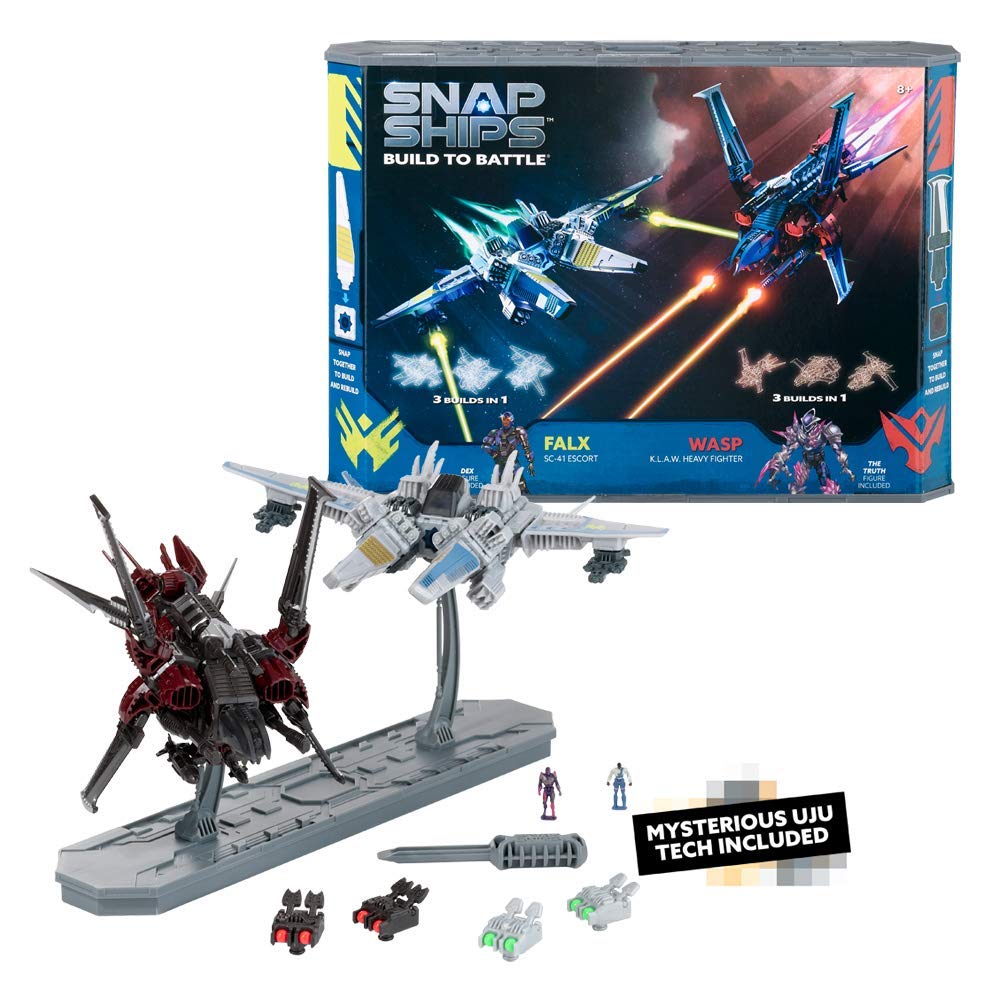 Interplay UK Snap Ships Battle Set: Wasp K.L.A.W. Heavy Fighter & Falx SC-41 Escort