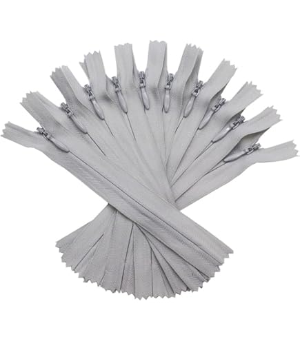Amazon.com: 22Inch 40Pcs Nylon Invisible Zipper for Tailor Sewer