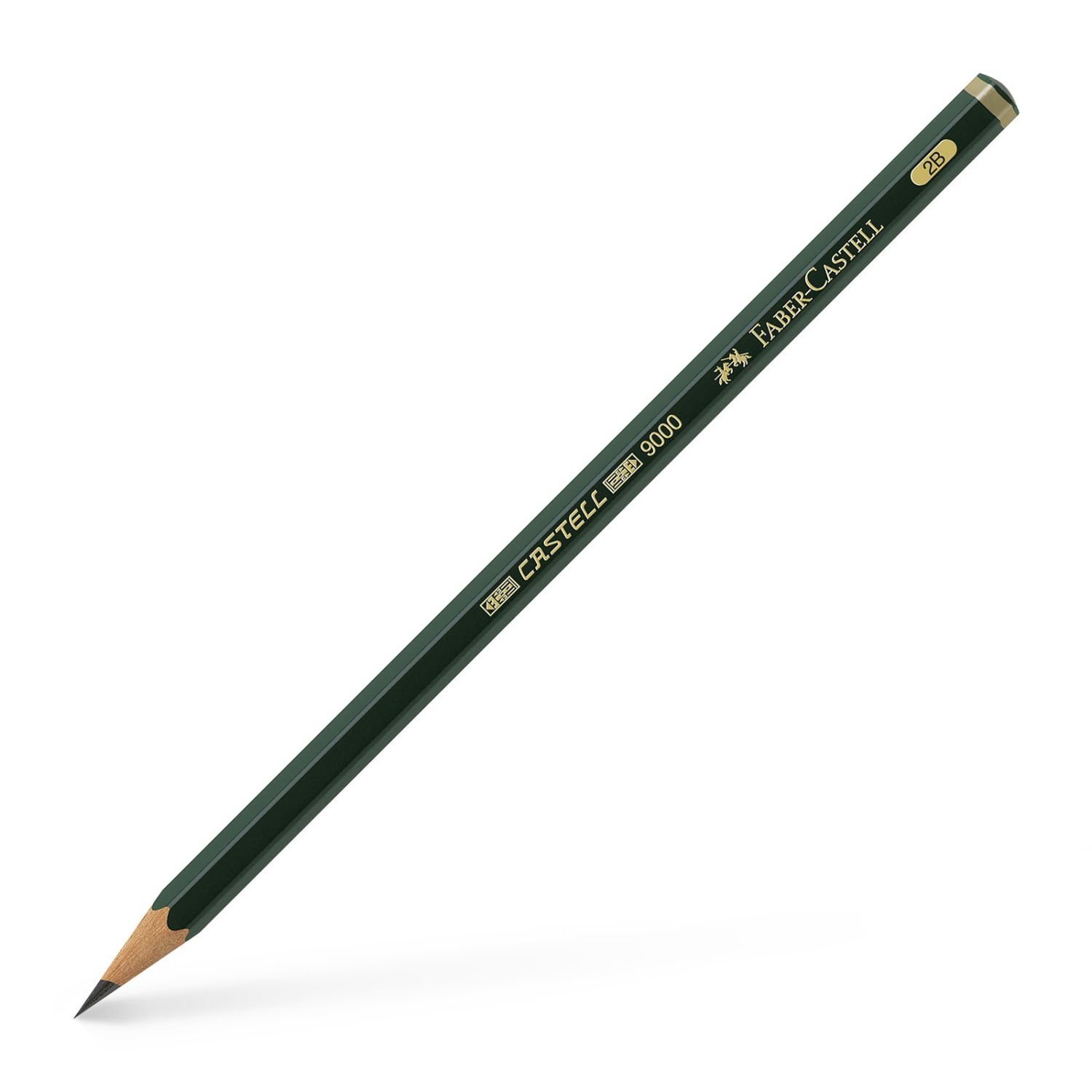 Faber-Castell Pencil 9000 Eco Hexagonal 2B (12 Units)