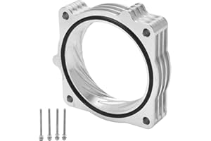 Hemi Throttle Body Spacer,2018 1500 Throttle Body Spacer,Aluminum Throttle Body Adapter Throttle Base Fuel System Parts Repla