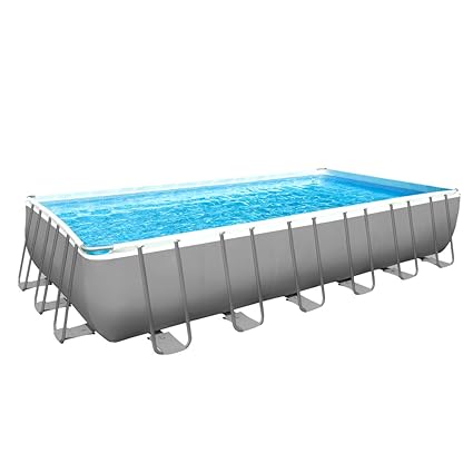 Intex 28362 Piscina Rettangolare Pompa Di Filtraggio A Sabbia Blugrigio 732 X 366 X 132 Cm