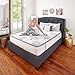 Classic Brands Mercer Cool Gel Memory Foam and Innerspring Hybrid 12-Inch Pillow Top Mattress, Mattress in a Box, Full