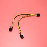 Bcowtte 24x 8 Pin to 6+2 Pin PCIe PCI-E Power Splitter Cable GPU Graphics Card view 7