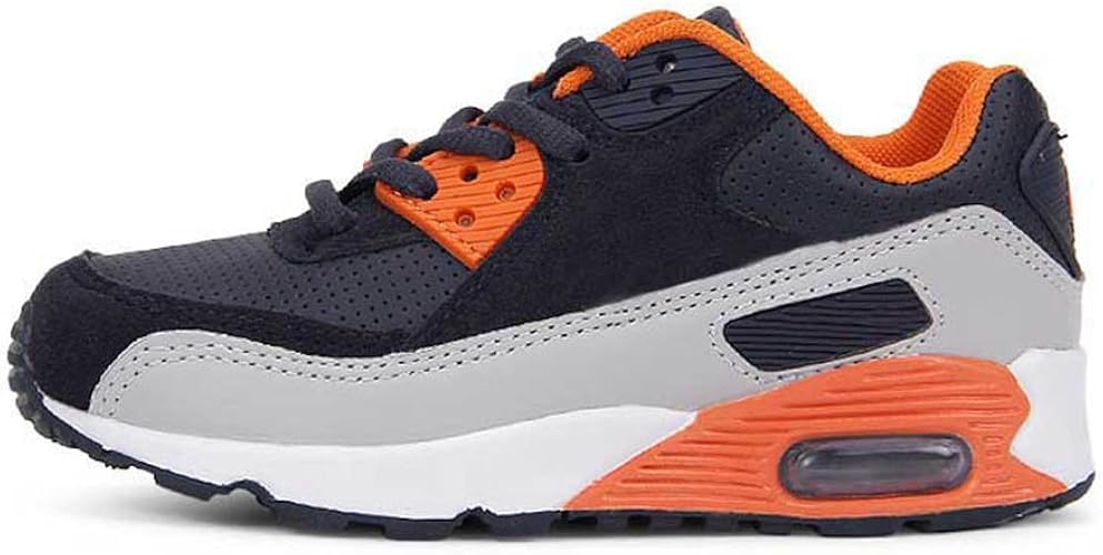 Amazon シン ケン スニーカー キッズ シューズ 男の子 女の子 子供靴 運動靴 白 黒 瞬足 通学履き 子供 ベルクロ 軽量 おしゃれに カジュアル 0 Cm ダークブルー オレンジ キッズ ベビー