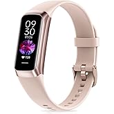 Fitness Tracker with Step Counter/Calories/Stopwatch, Activity Tracker, Health Tracker with Heart Rate Monitor, Sleep Tracker,1.10''AMOLED Touch Color Screen, Pedometer Watch for Women Men