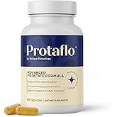 Protaflo Prostate Supplements for Men - Supports Urinary Flow & Bladder Control | Probiotics + Black Walnut, Nettle, Turmeric