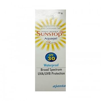 Ajanta Sunstop Aquagel for UVA and UVB Rays Protection