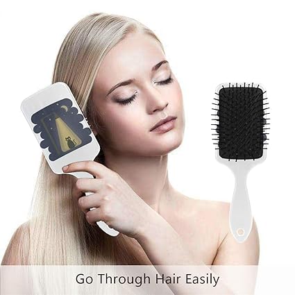Amazon Com Hair Brush Natural Boar Bristle Hairbrush Black Cat