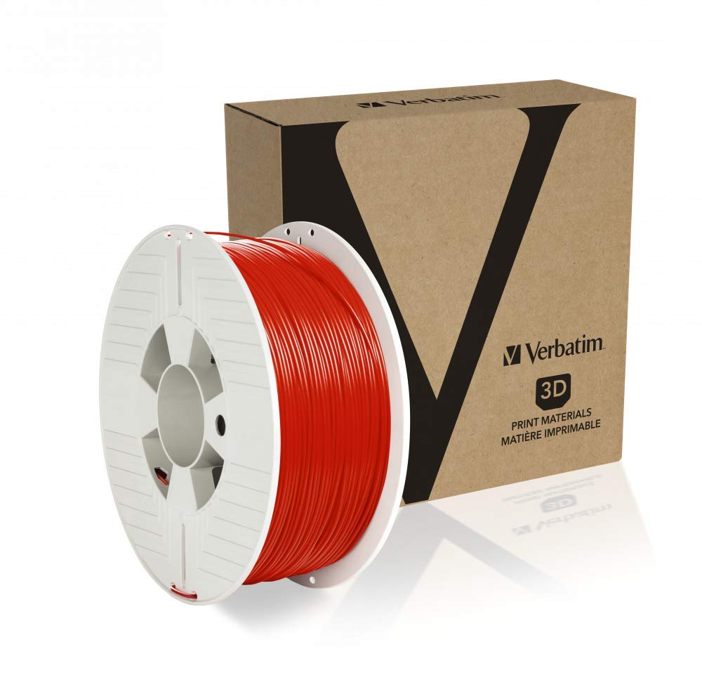 Verbatim PET-G Filament - 1.75 mm, Polyethylene Terephthalate Glycol, red, 55053