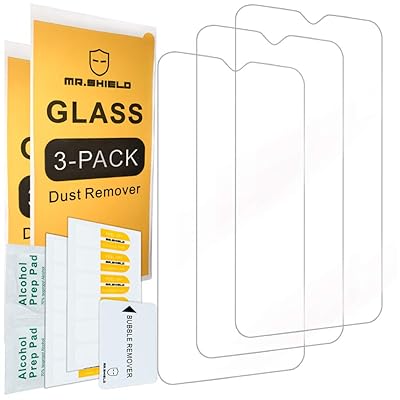 3-PACK]-Mr.Shield Designed For Samsung Galaxy A10S [Tempered Glass] Screen Protector with Lifetime Replacement