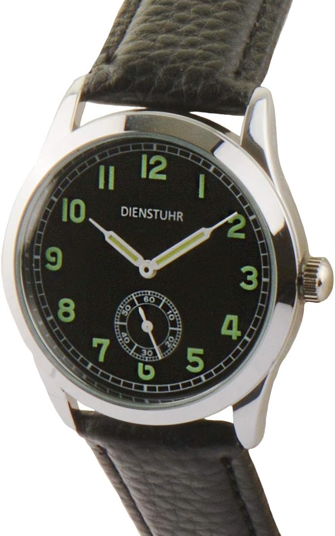 Regalia Company Replica WW2 German Army Service Watch (Black) Amazon