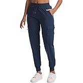 TrekChic Women's Hiking Pants with Pockets Water Resistant Lightweight Quick Dry Cargo Pants for Travel Outdoor
