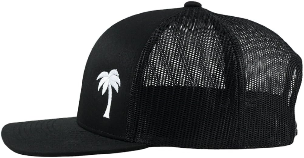 LINDO Trucker Hat - Palm Tree Series (Black) at  Men’s Clothing store