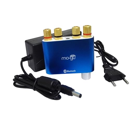 title=Amplificatore Bluetooth S800 Blu 50W * 2 con Euro alimentazione 12V 5A