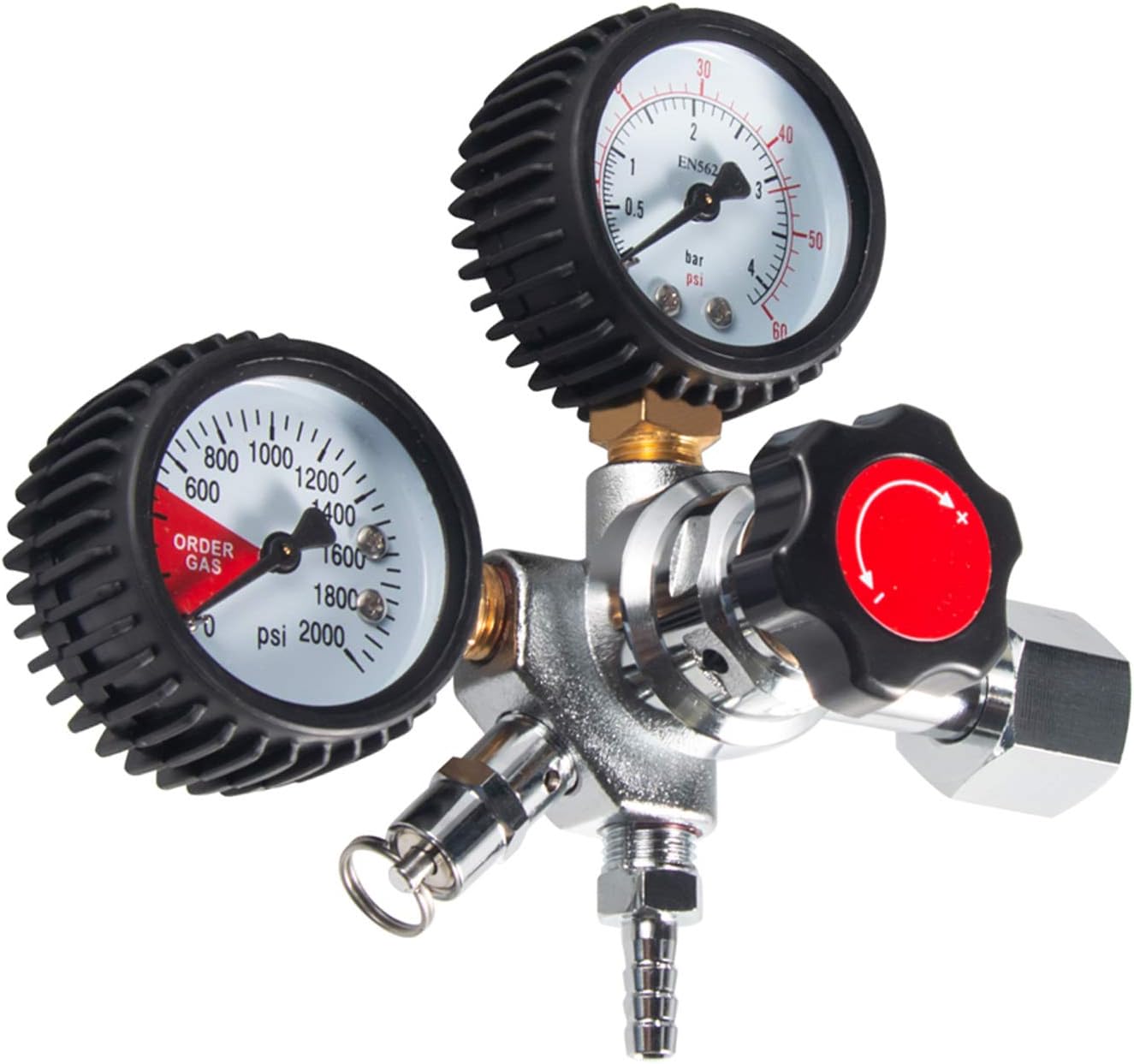 PERA Beer Keg Regulator CO2 Regulator W21.8 EU for Draft Beer Homebrew