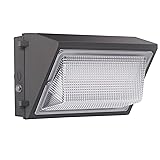 Paktonvo 100W LED Wall Pack Dusk to Dawn, 13000Lm