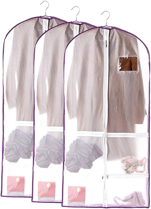 costume garment bag with pockets