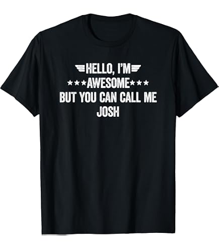 Amazon.com: Funny Name Definition Josh Shirt for Men Joshua Tshirt