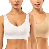 BESTENA Comfort Bra, Seamless Removable Pads Sleep Bras, Yoga Bra, Sports Bras for Women