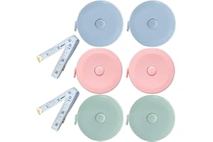Body Measuring Tape, 8 Pack Tape Measure, 60 Inch Retractable Dual Side Mini Measuring Tape for Body Measurements, Sewing, Ha