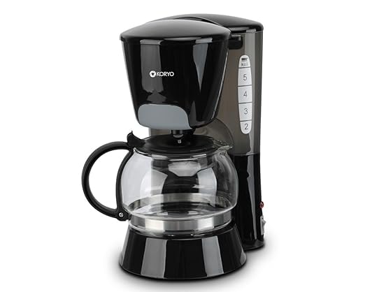 Koryo Coffee Maker KCM64B - Black, 6L