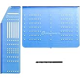 goldenwarm Cabinet Hardware Template Drawer Pull Drill Template 1 Pack - TM160 Template for Cabinet Hardware Kitchen Cabinet 