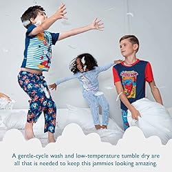 Disney Girls' 3-Piece Loose-fit Pajama Set, Soft