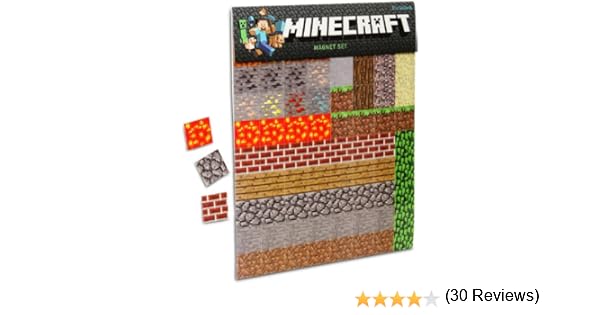 Minecraft - Juego de imanes (160 bloques magnéticos): Amazon.es ...
