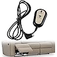 2 Button Round 5 Pins Electric Recliner Controller Hand Control Compatible Dewert Okin Lift Chair Remote Lighted Hand Control